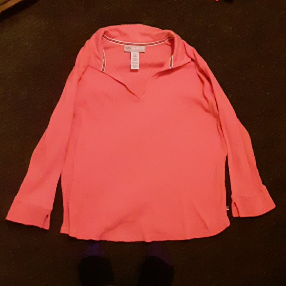 Sag Harbor Sport Pink Long-Sleeved Top